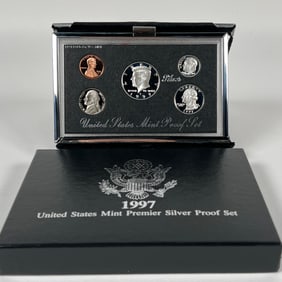 1997 U.S. MINT PREMIER SILVER PROOF SET