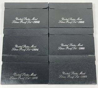 U.S. MINT SILVER PROOF SETE COLLECTION