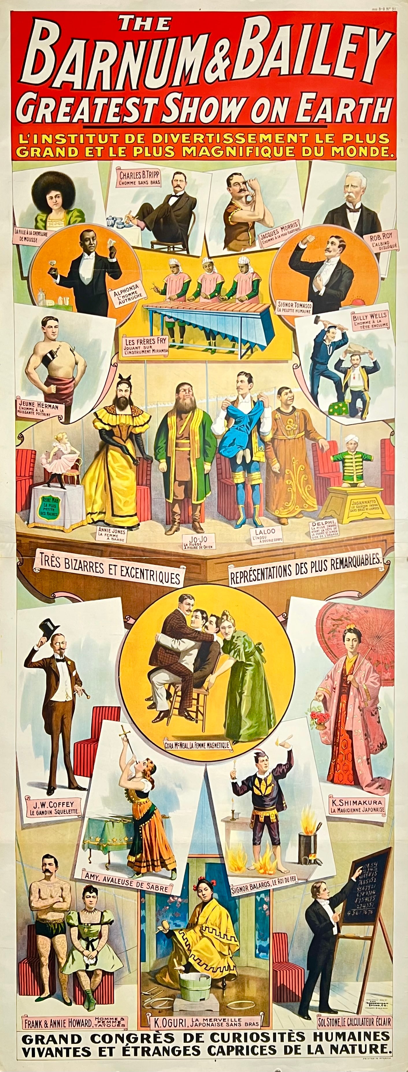 Barnum & Bailey - Sideshow Poster