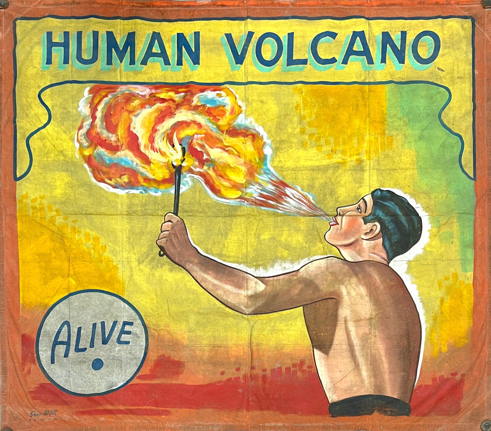 Sideshow Banner - Human Volcano - Snap Wyatt (1 of 2)