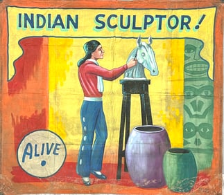 Sideshow Banner - Indian Sculptor - Snap Wyatt