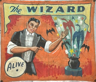 Sideshow Banner - The Wizard - Magic - Snap Wyatt