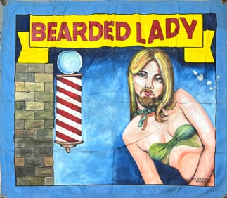 Sideshow Banner - Bearded Lady - Dick Beck