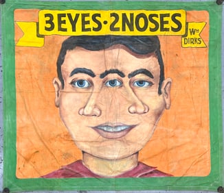 Sideshow Banner - William Dirks 3 Eyes 2 Noses