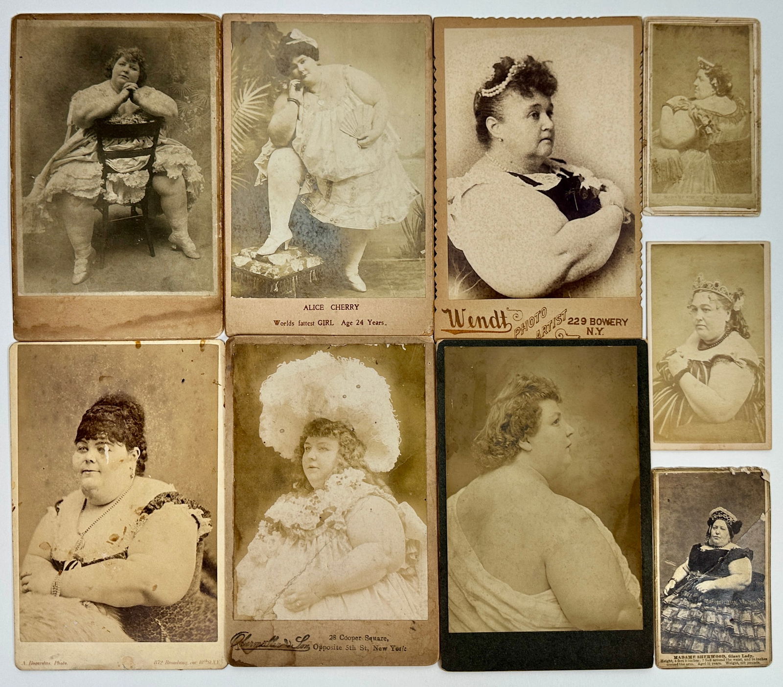 Sideshow - Fat Lady Cabinet Photograph Collection (1 of 4)