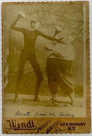 Bloats from the Bowery Cabinet Photograph