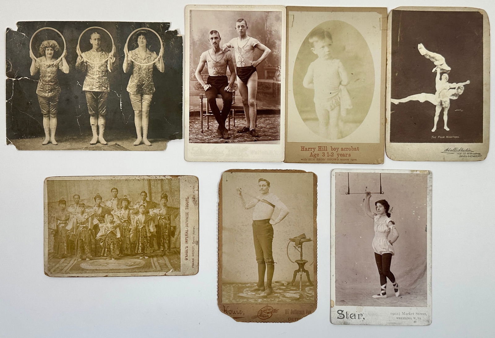 Collection of Acrobat Performer Photographs (1 of 5)