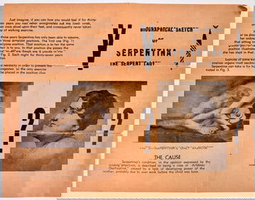 Biographical Sketch of Serpentina - The Serpent Lady