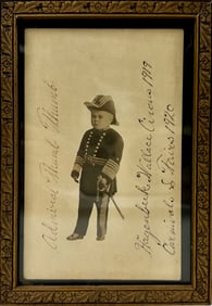 Admiral Thumb - Hagenbeck Wallace Circus RPPC