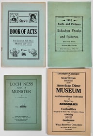 Sideshow and Oddities Booklets