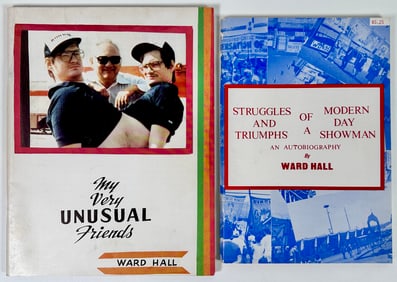 Ward Hall - King of the Sideshow Signed Books