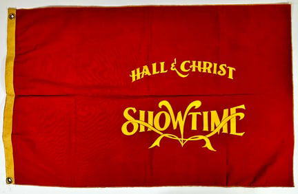 Hall & Christ Showtime Sideshow Flag