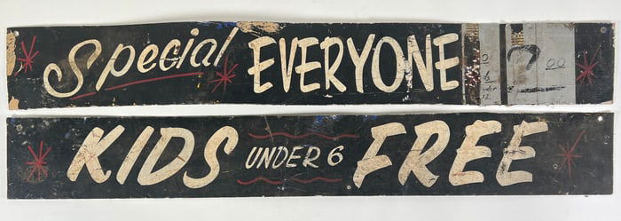 Hall & Christ Sideshow Signage
