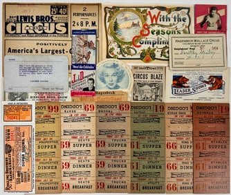 Circus and Entertainment Memorabilia