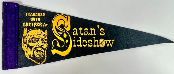 Satan's Sideshow Souvenir Pennant