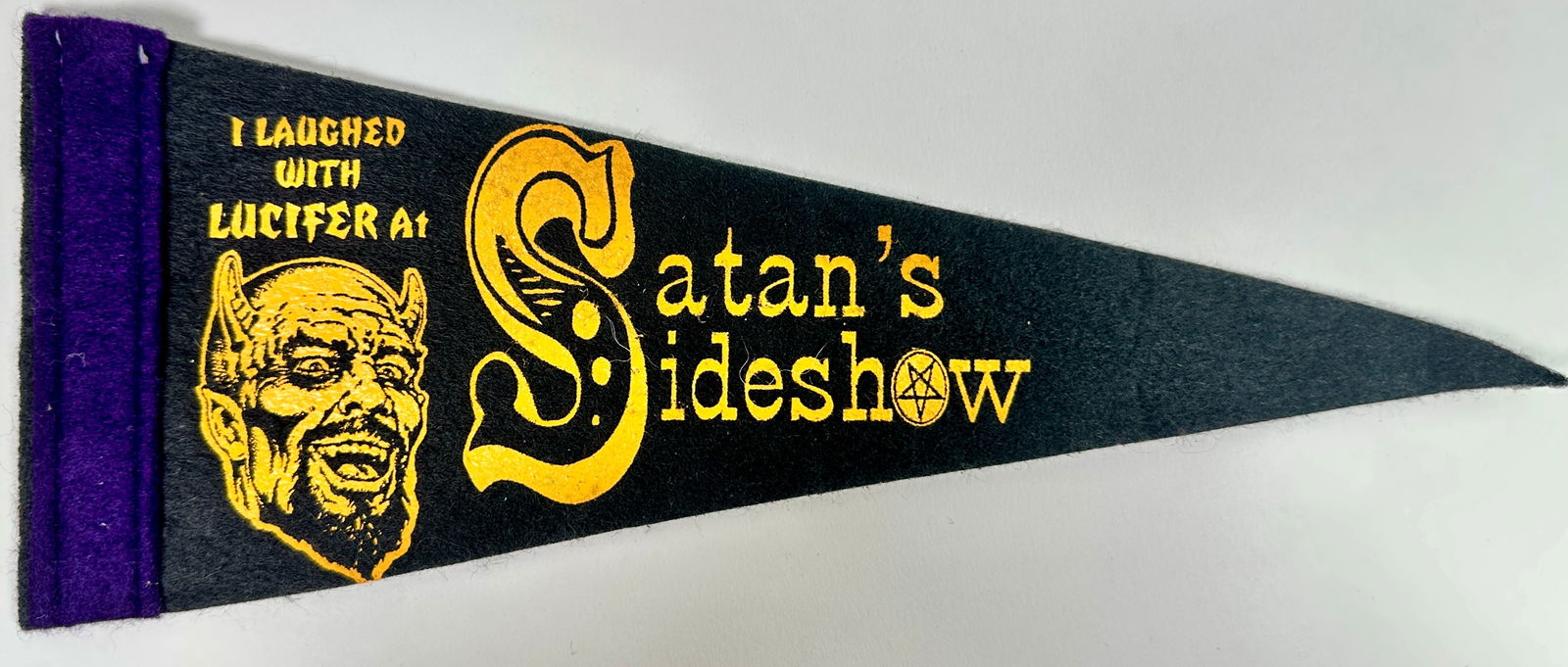 Satan's Sideshow Souvenir Pennant (1 of 2)