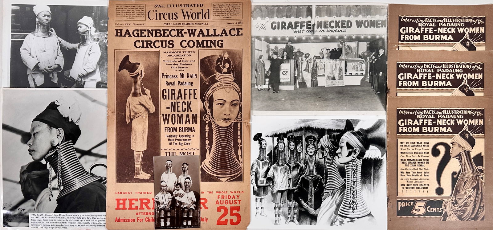 Giraffe-Neck Women of Burma Collection (1 of 3)