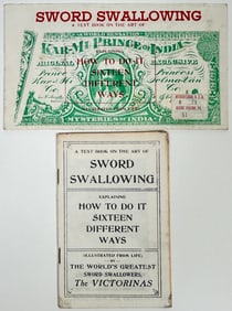 Sword Swallowing - Instructional Booklets