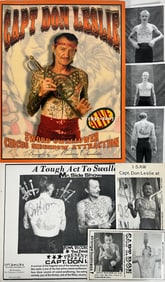 Capt. Don Leslie - Sword Swallower Memorabilia