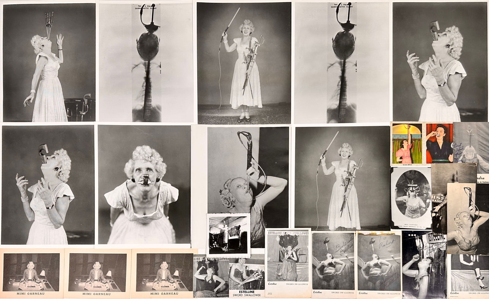 Lady Sword Swallower Photographs (1 of 6)