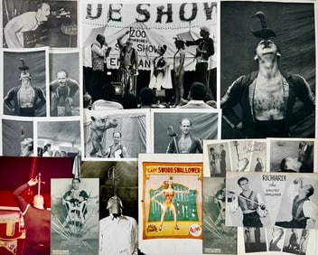 Sword Swallower Photographs
