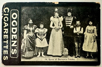 Ogden's Cigarettes Card - Barnum's Freaks