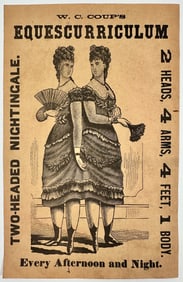 W.C. Coup's Equescurriculum Handbill
