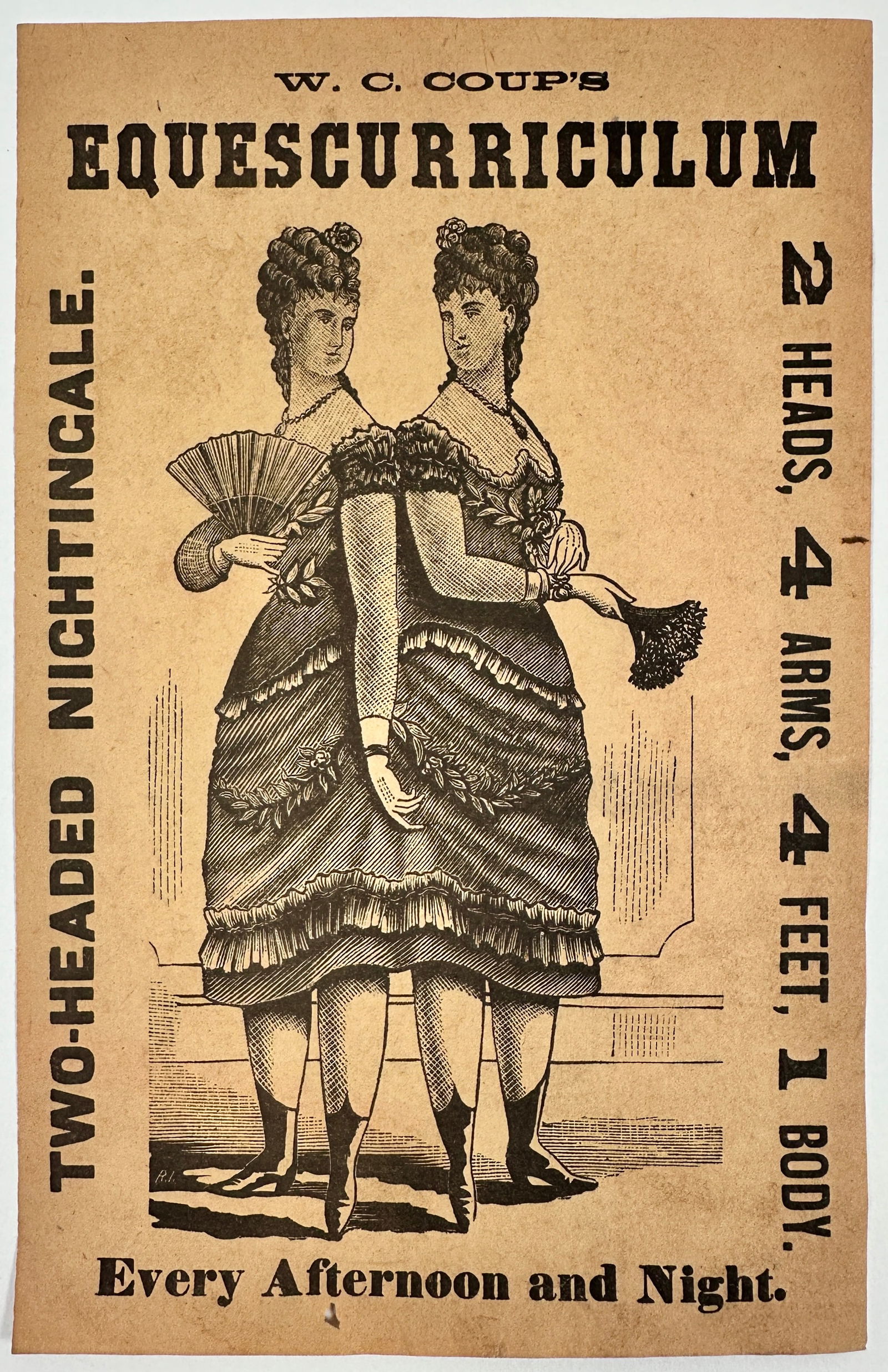 W.C. Coup's Equescurriculum Handbill (1 of 1)