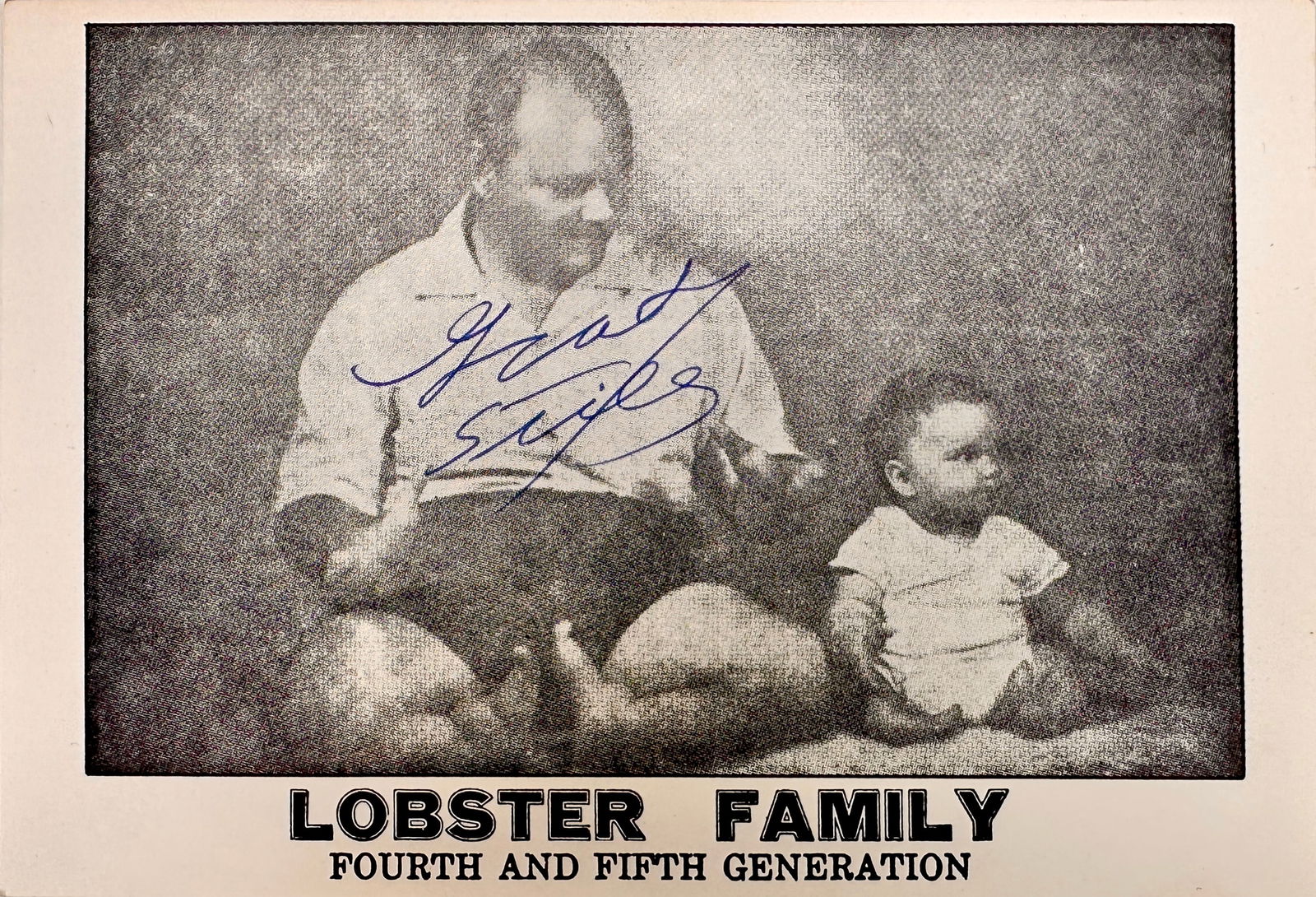 Grady Stiles Autographed Pitch Card (1 of 1)