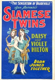 Siamese Twins - Daisy & Violet Hilton Poster