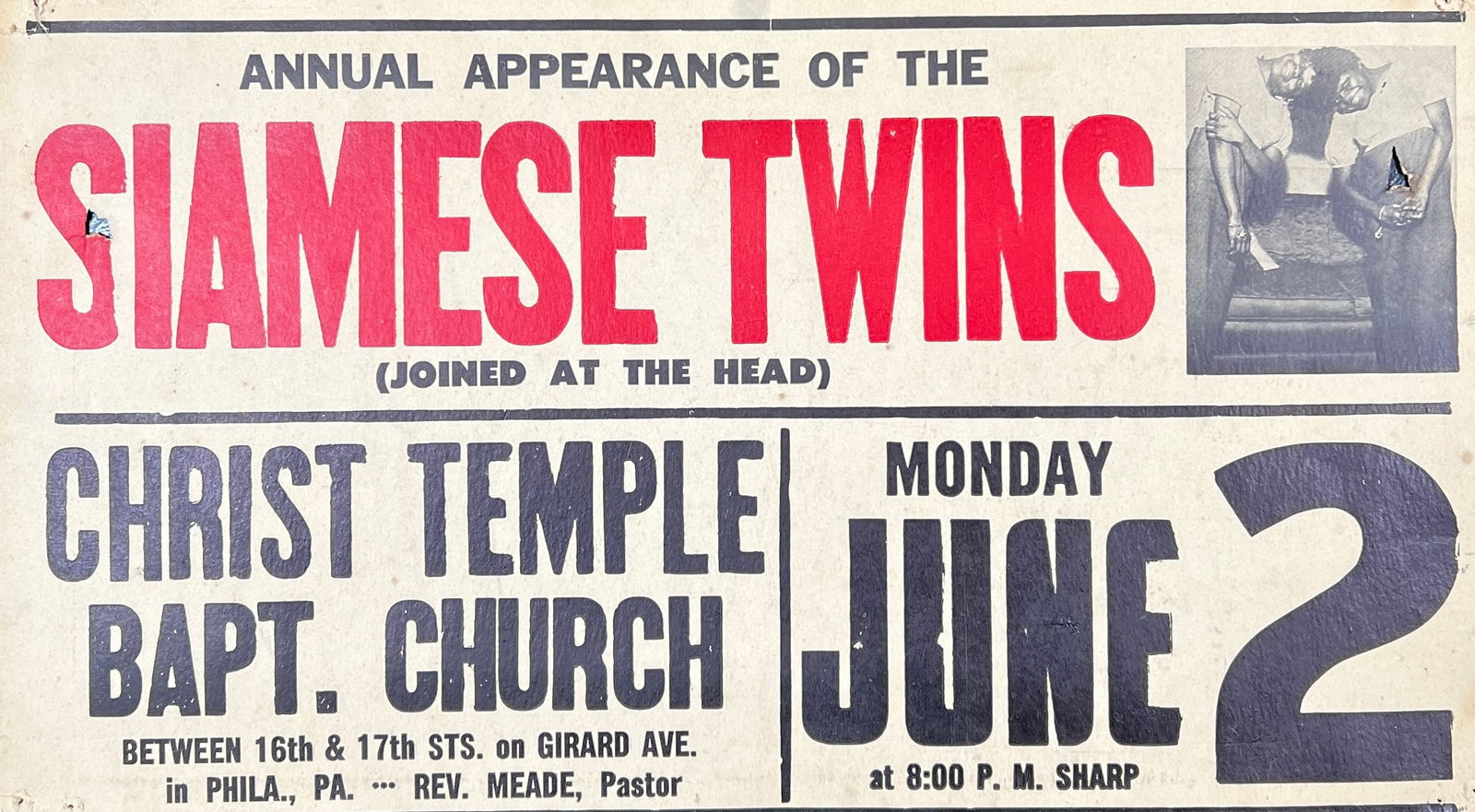 Siamese Twins Date Poster (1 of 1)