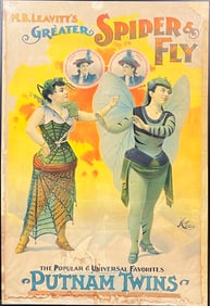 Greater Spider & Fly - Putnam Twins Poster