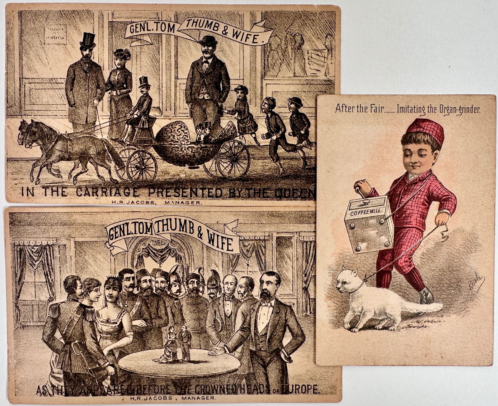 Gen. Tom Thumb and Wife Handbills (1 of 2)