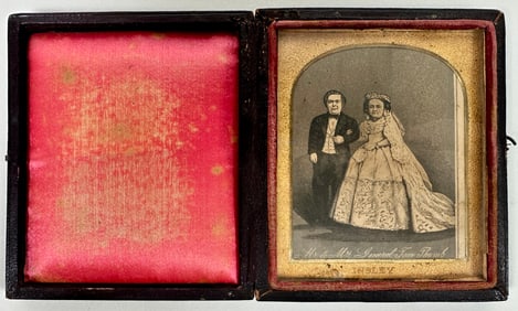 Mr. and Mrs. General Tom Thumb Cabinet Card
