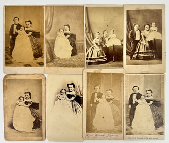Gen. Tom Thumb and Family Cabinet Cards