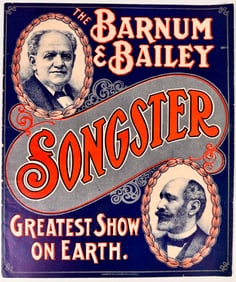 Barnum & Bailey - Songster Concert Program