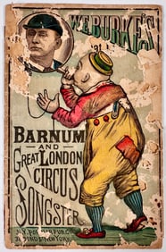 W.E. Burke's Barnum & Great London Circus Songster