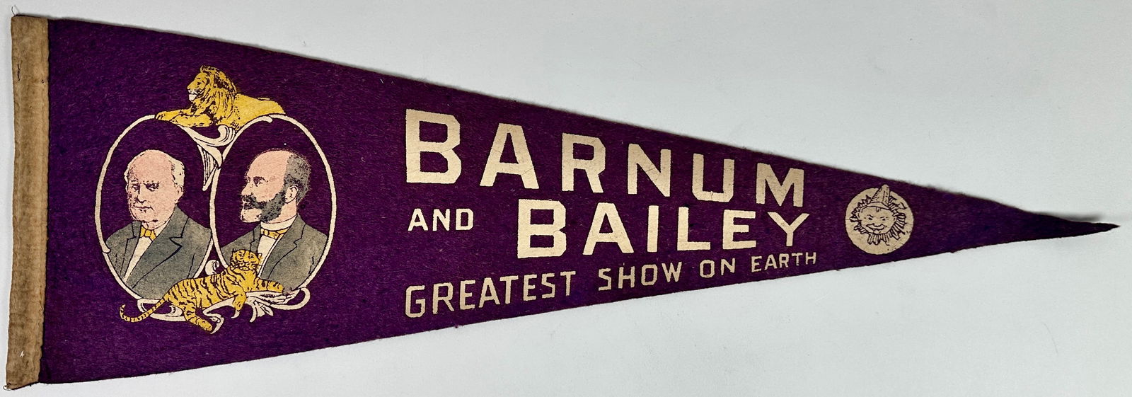 Rare Barnum & Bailey Souvenir Pennant (1 of 2)