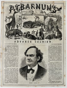 1871 P.T. Barnum Advance Courier