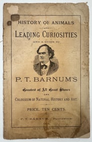History of Animals - Leading Curiositites - P.T. Barnum