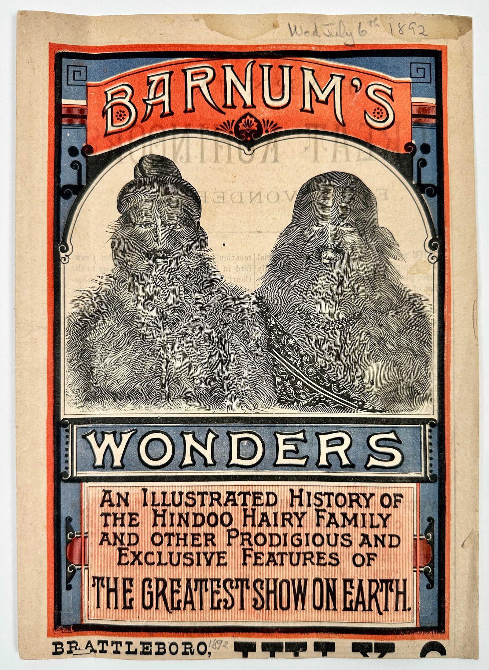 Barnum's Wonders Courier Magazine (1 of 2)