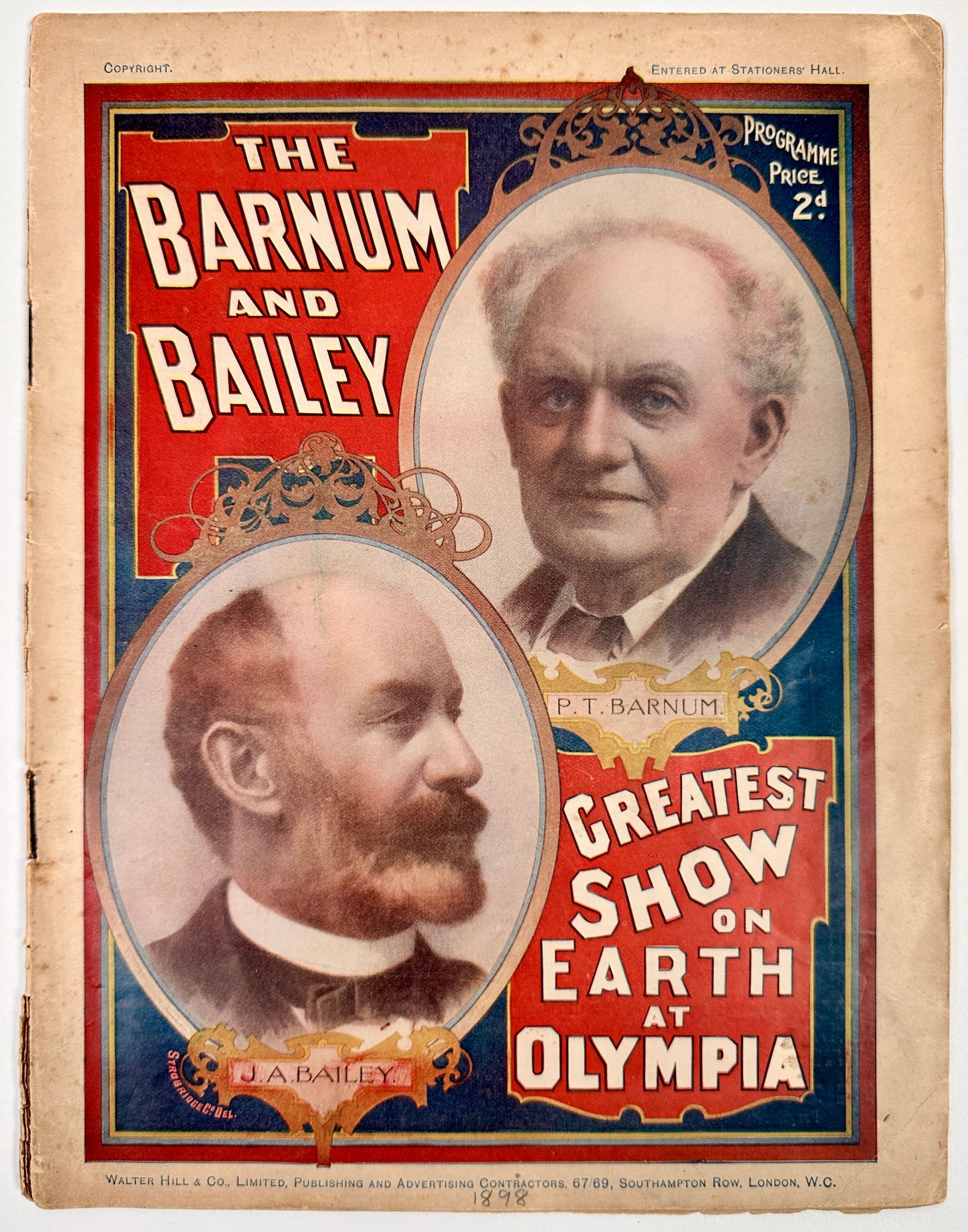 1898 Barnum & Bailey - Olympia Program (1 of 2)