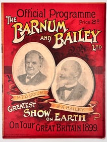 1899 Barnum & Bailey - Great Britain Program
