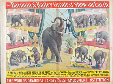 Barnum & Bailey Circus Poster