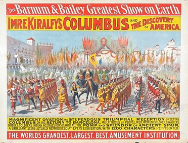 Barnum & Bailey Circus Poster