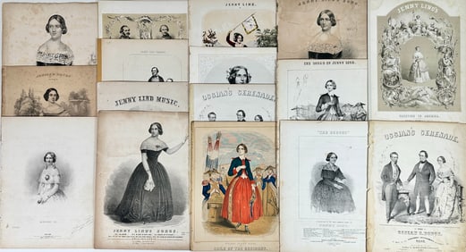 Collection of Jenny Lind Sheet Music