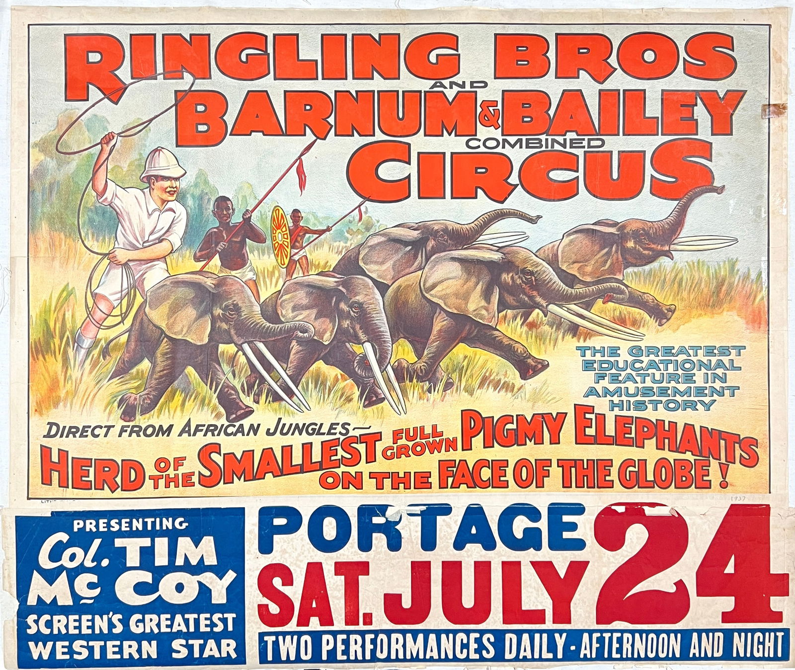 Ringling Bros. Barnum Bailey Circus Poster (1 of 1)