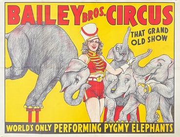 Bailey Bros. Circus Poster