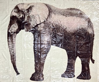Life-Size Jumbo Elephant banner