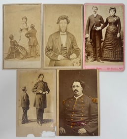 Giants - CDV Cabinet Photographs